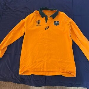Australia Rugby Wallabies 2023 Rugby World Cup Official Rugby Shirt Style Jersey